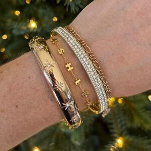 Baublebar Mini 18K Gold Custom ASHLEY Bracelet
